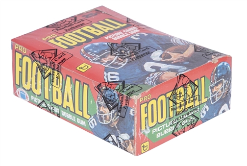 1980 Topps Football Wax Box - BBCE Certified